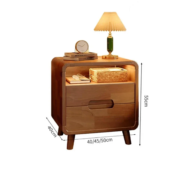 Modern Storage Nightstand Luxury Aesthetic Nordic Nightstand Trendy Vintage Display Mesita Bedroom Furniture