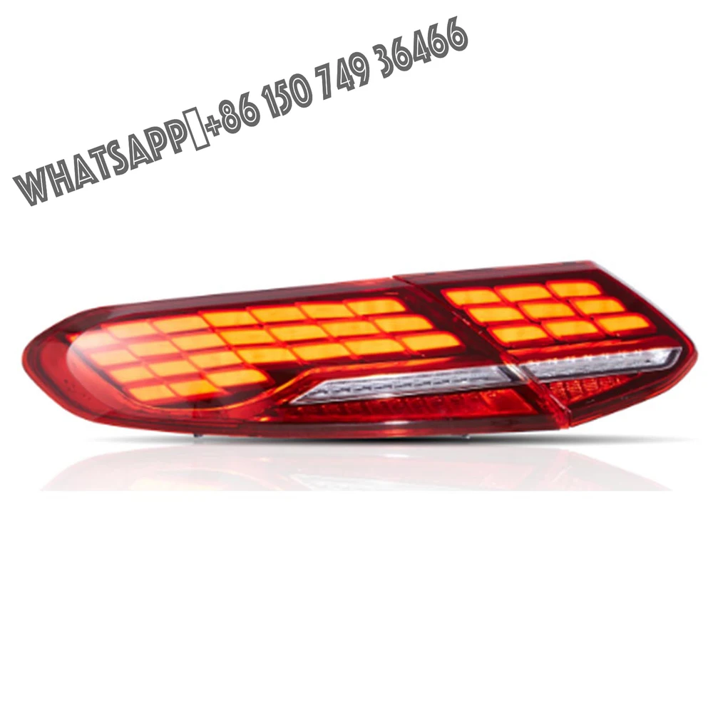 

Pair of Car Tail Light Assembly for Benz C-class W205 2015-2020 LED Brake Signal Light Tuning Parts Car Rear Lamp System
