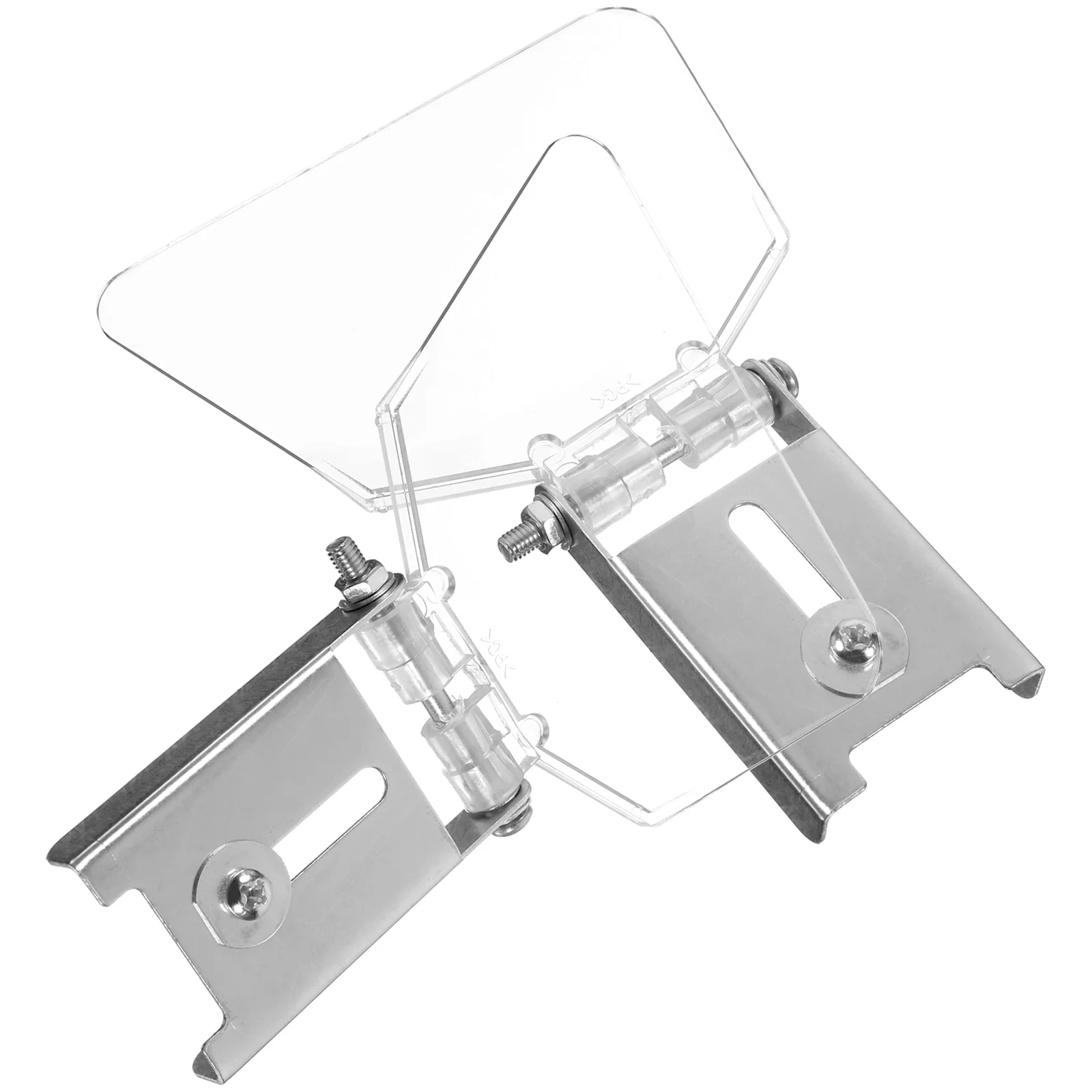 

2pcs Bench Grinder Guard Shield Stainless Steel ABS Eye Shield for Desktop Sanding Machine Durable Workshop Protection