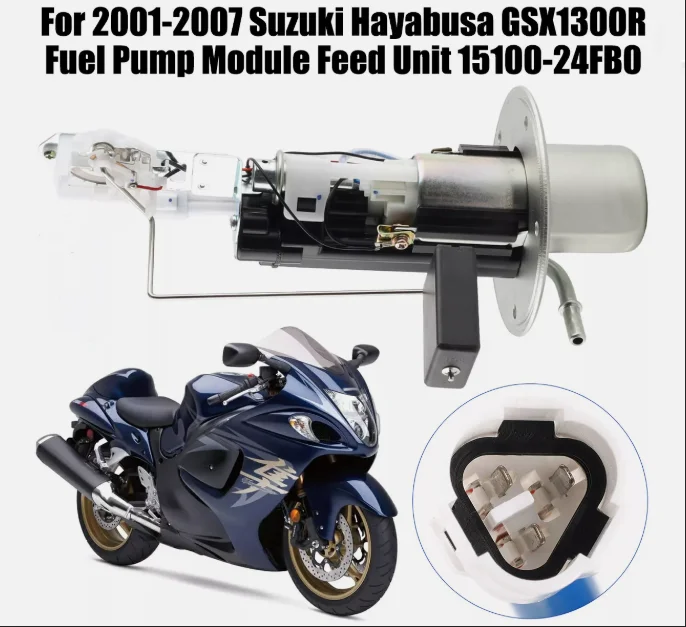 

15100-24FB0 Motocycle Fuel Pump Assembly Fuel Pump Module Feed Unit For Suzuki Hayabusa GSX1300R 2001-2007 2002 2003 UC-T30SU7