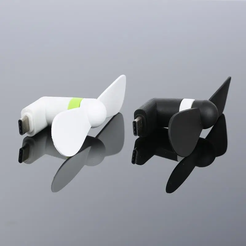 Mini Portable Fan Type-c Cooling Fan Consumption Type Port Soft Cooling Mobile Phone Fan Suitable For Android type C Smartphone