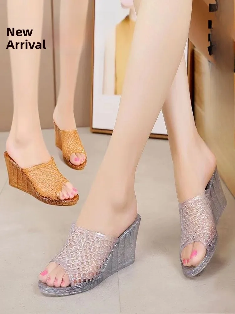 Crystal Slip-On San… - image