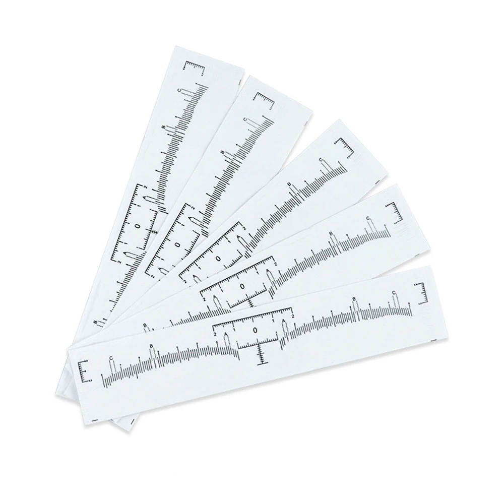 Eyebrow Measurement Ruler Sticker Accurate Permanent Makeup Eyebrow Shaping Positioning Tools Accessories