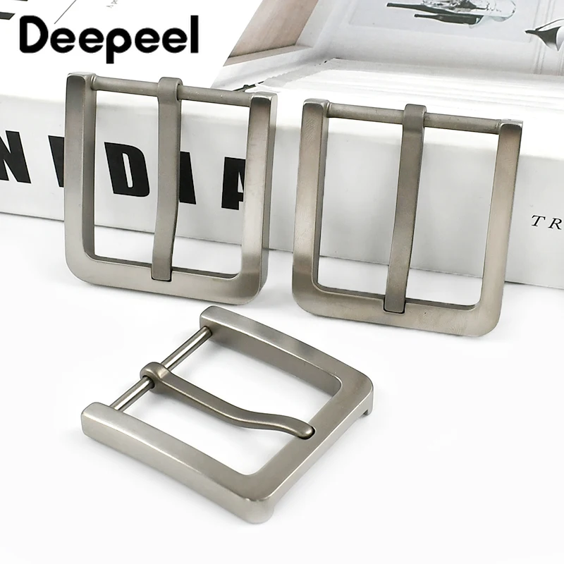 1Pc Deepeel 35/40mm Man Belt Buckle Pure Titanium Alloy Pin Buckles Waistband Head for 34/39mm Belts Leather Craft Accessories - Image 6