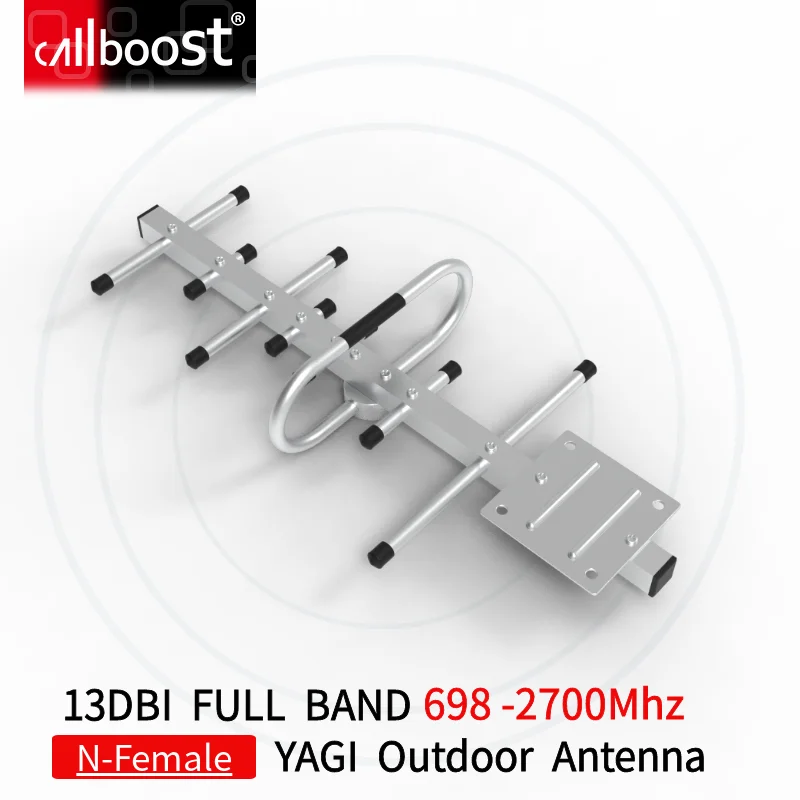 

Callboost Yagi antenna 13dbi for cellular amplifier 4g enhance gsm 2g 3g 4g network mobile signal repeater antenna 698-2700mhz