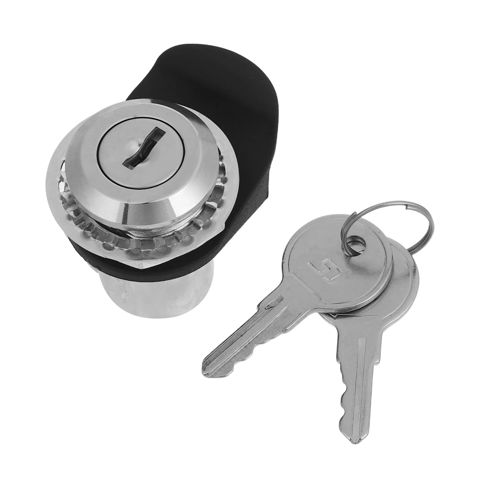 

Push Button Lock Round Head With Plum Blossom Pin Cylinder For Electrical Machine Cabinets Warehouses Offices Toolbox