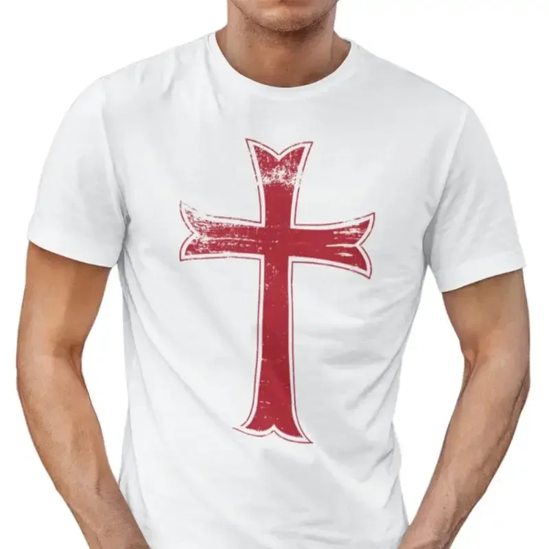 Crusader Cross Knights Christian Jesus T Shirt Templar shrits