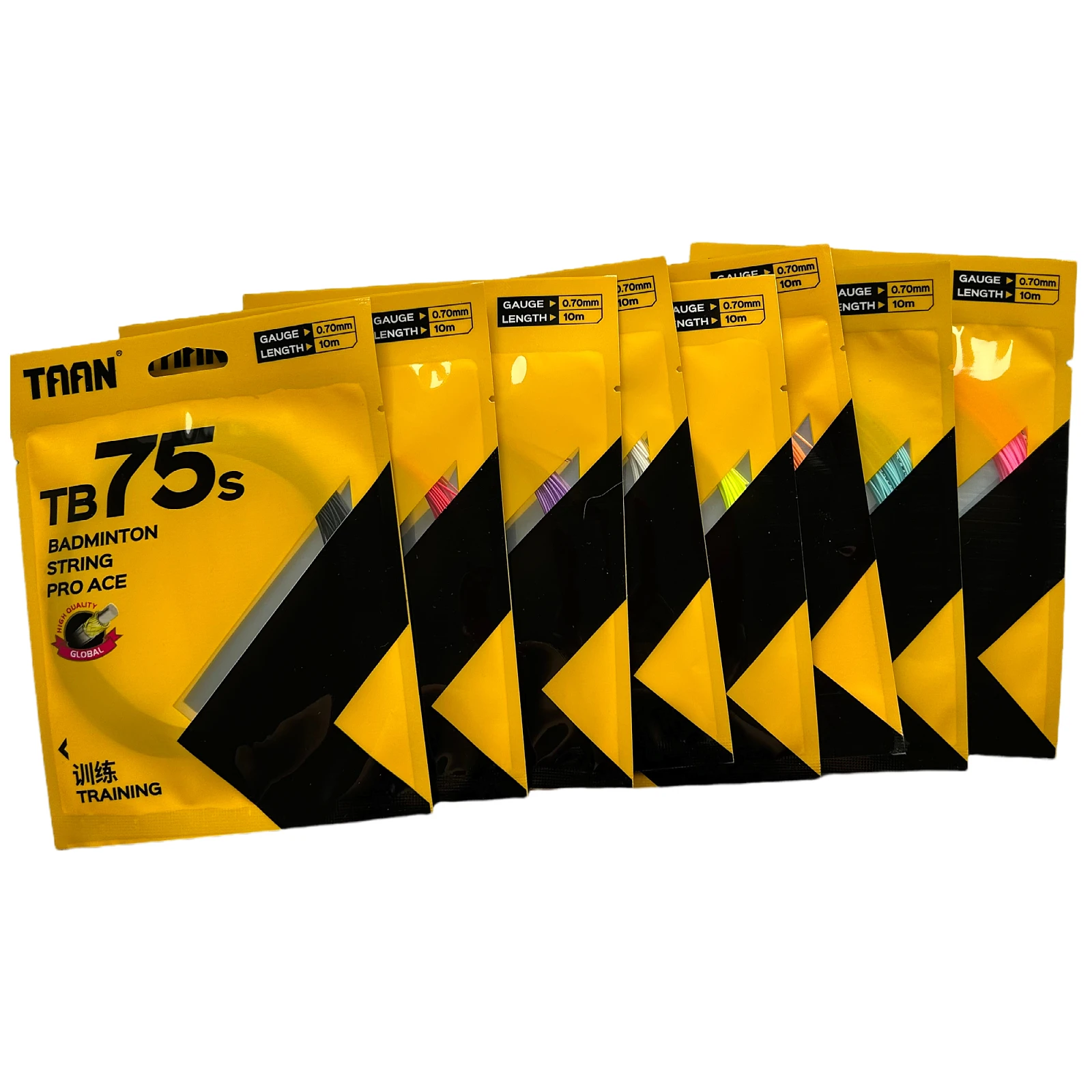 3 pcs TAAN TB75 0.7MM badminton strings Training Badminton strings durable 10M