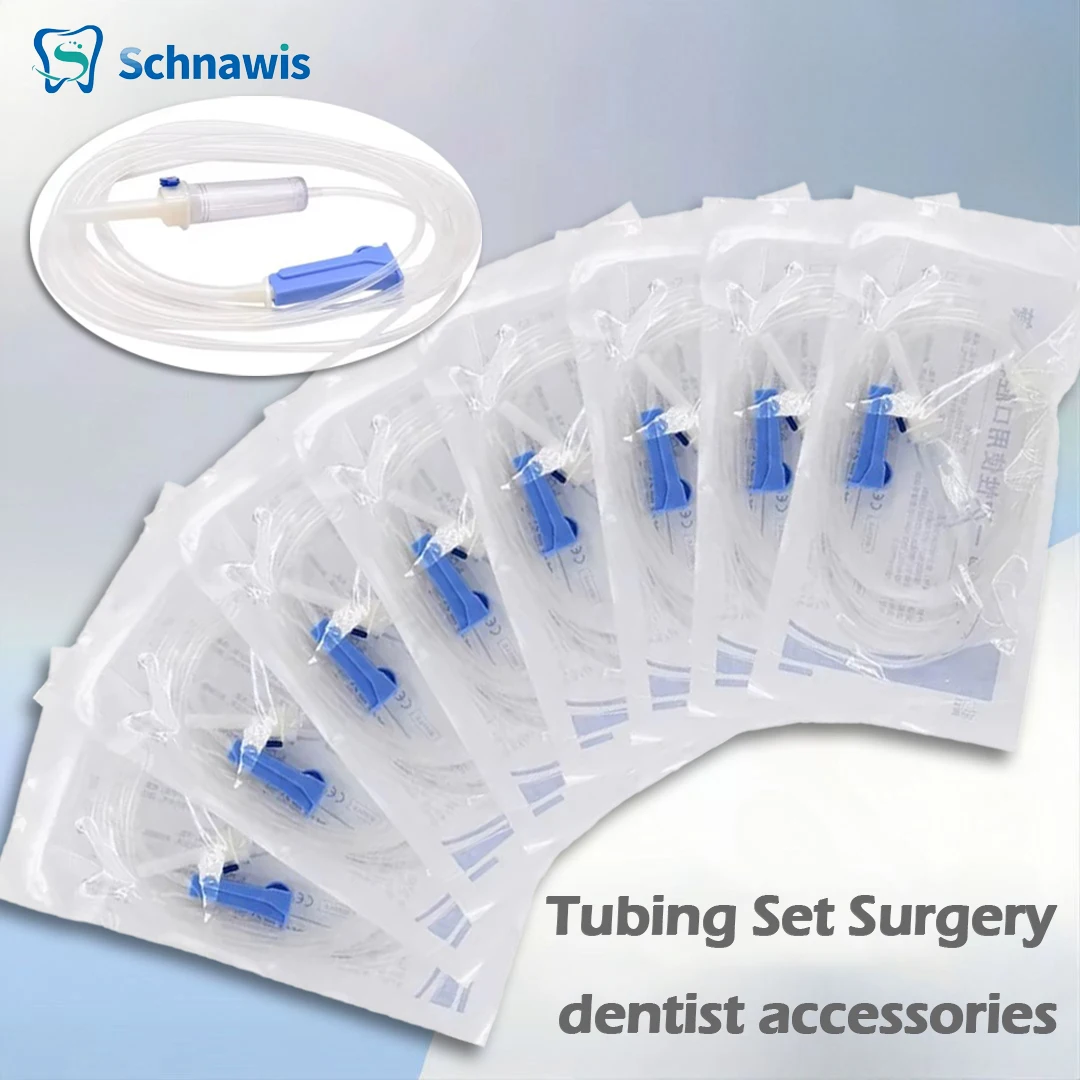 5Pcs Dental Irrigation Disposable Tube For Cooling During Implant Oral Irrigation Tubing Set Surgery dentist accessories