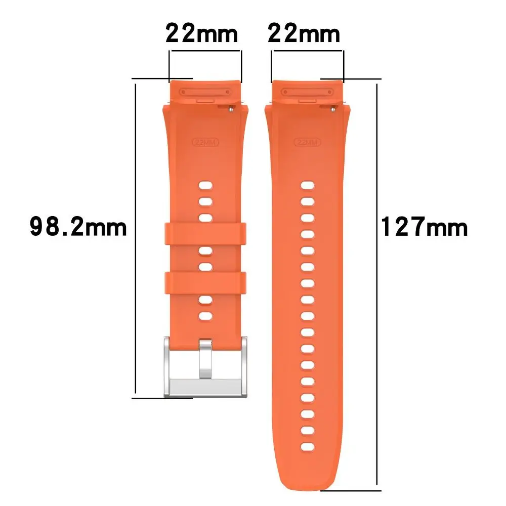 New Silicone Watch Strap Replacement Breathable Bracelet Needle Buckle Stripe Pattern Watchband for Oppo Watch X/Oneplus Watch2
