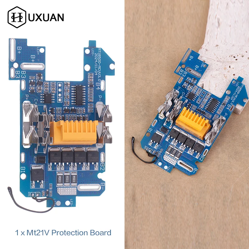 

1 комплект, 21 В, плата защиты печатной платы для зарядки аккумулятора, подходит для BL1830 BL1840 BL1850 BL1860B LXT 400, электроинструмент