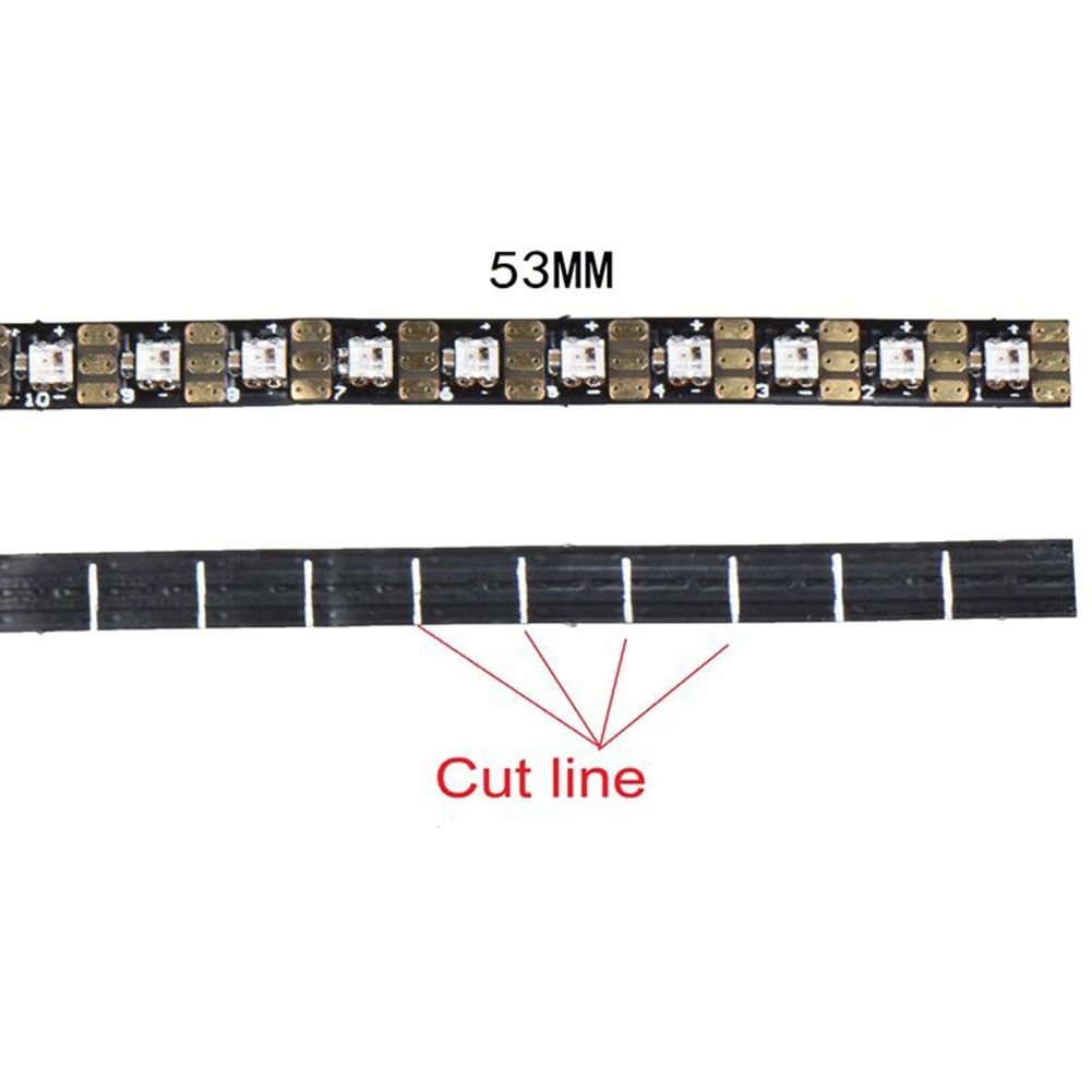 A11I 100PCS DC5V WS2812 2020 LED Chip Mini SMD Addressable Digital RGB Full Color LED Chip Pixels For LED Strip Screen