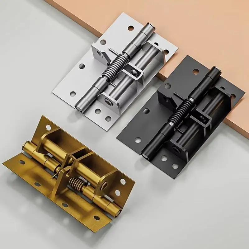 Detachable Spring Hinge Automatic Door Closer Multi Function Self Closing Furniture Hardware Accessories