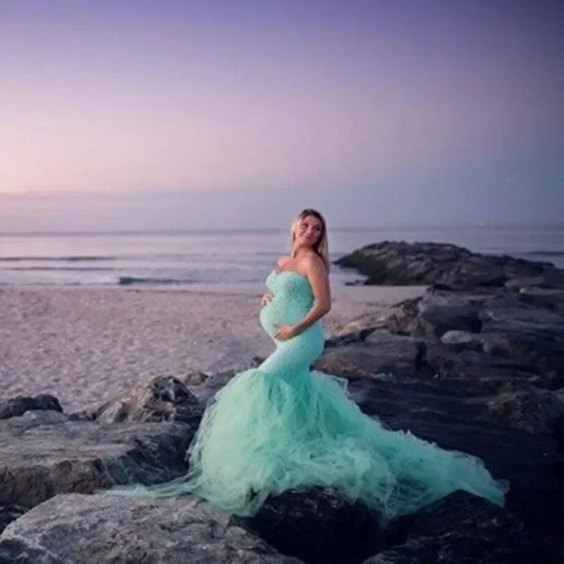 Pregnancy Dress Photography Props Dresses For Photo Shoot Maxi Gown Dresses Maternity Clothes For Pregnant Women