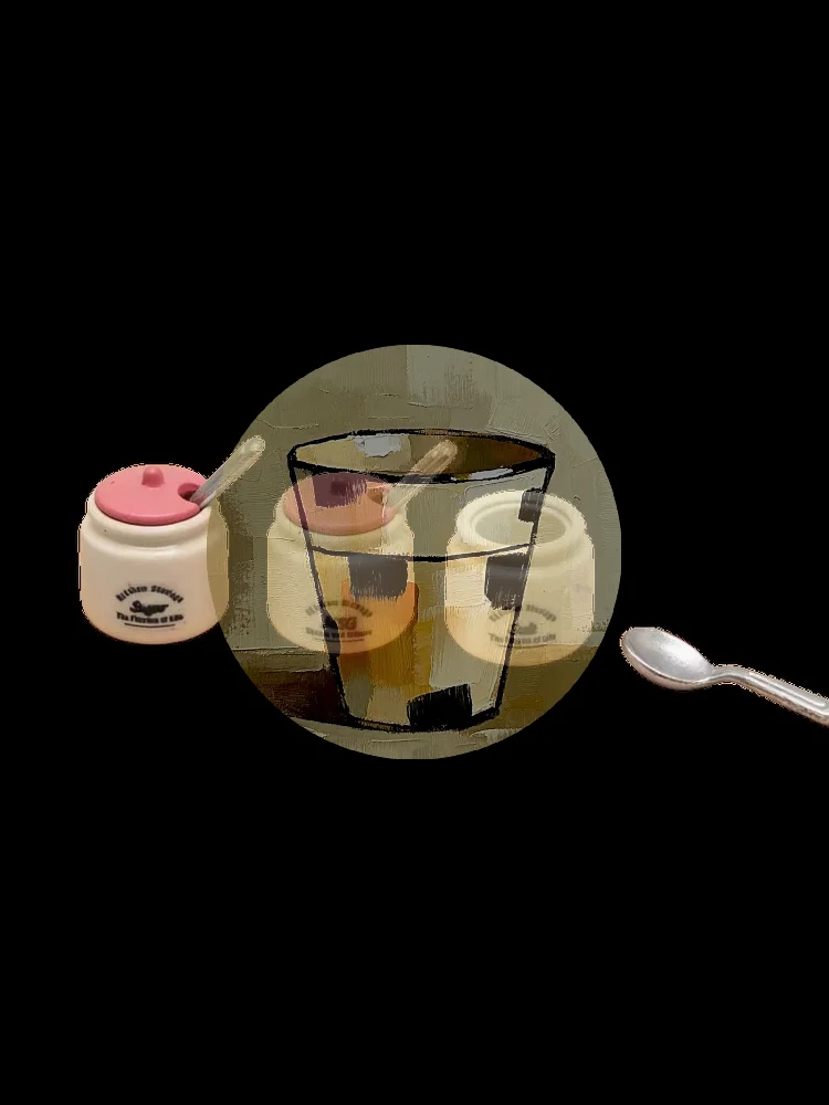 

@3Pcs Mini Seasoning Jar Model 1/12 Dollhouse Miniature Playhouse Kitchen Scene Decoration Doll Accessories Toys