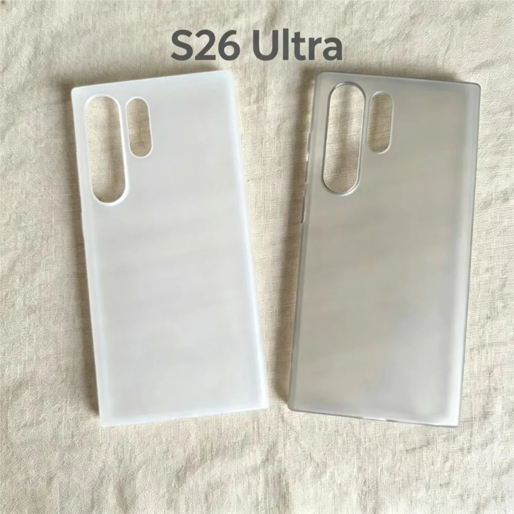 Für Samsung Galaxy S26 Ultra Klare Weiß-Graue Stoßfeste Hülle für Samsung S26 Ultra Coque