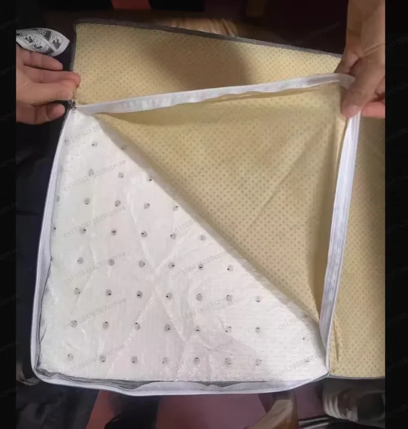 

Подушка для инвалидной коляски из латекса 40*40*10 см, толстая нескользящая подушка для сиденья для пожилых людей, комфортная для длительного сидения, дышащая для ежедневного использования