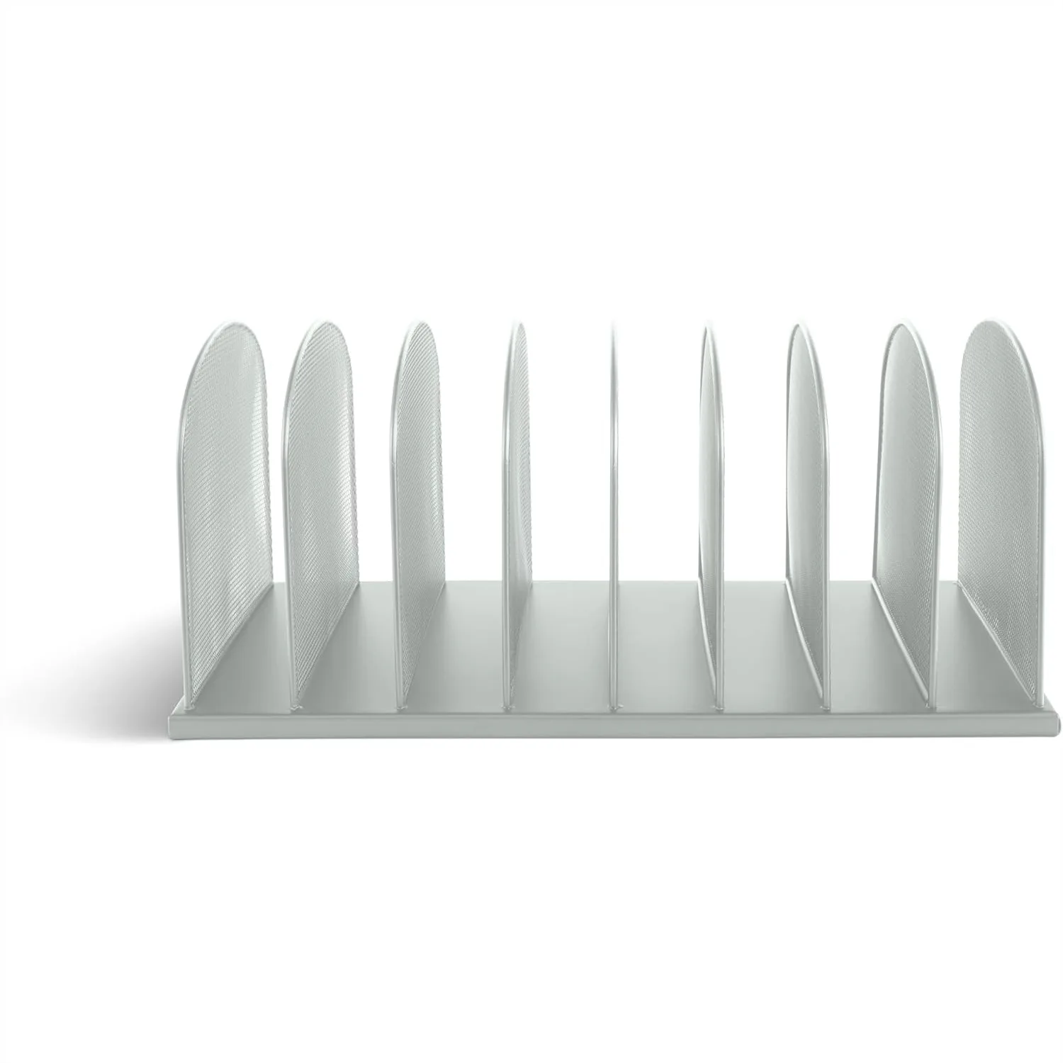 

Desk Organizer with 8 Vertical Sections, Steel Mesh File Organizer for Home Office Classroom, Sturdy & Space-Saving