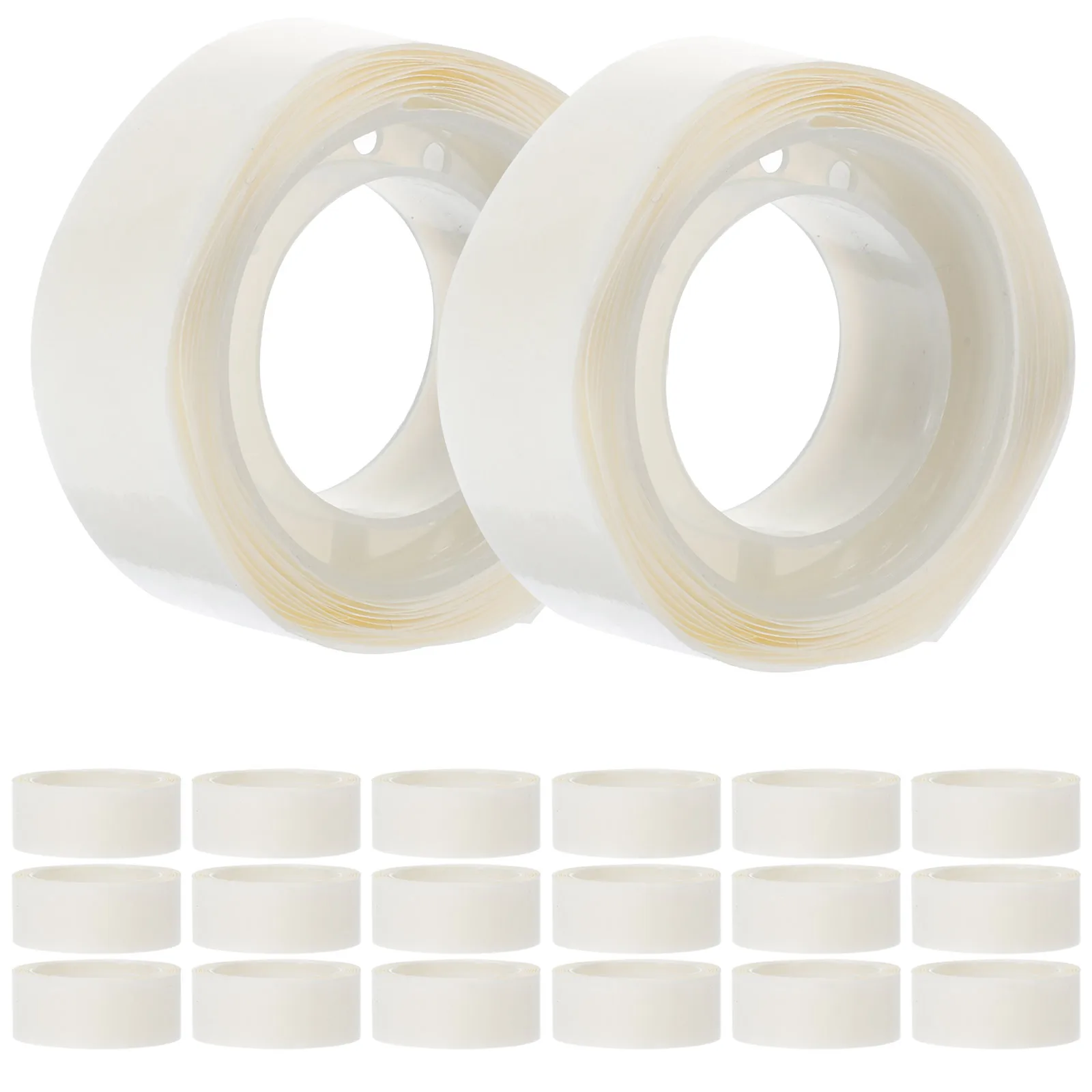 20PCS Balloon Clear Labels Double Sided Adhesive Stickers Removable Points Strong Tape Practical Decor Photos