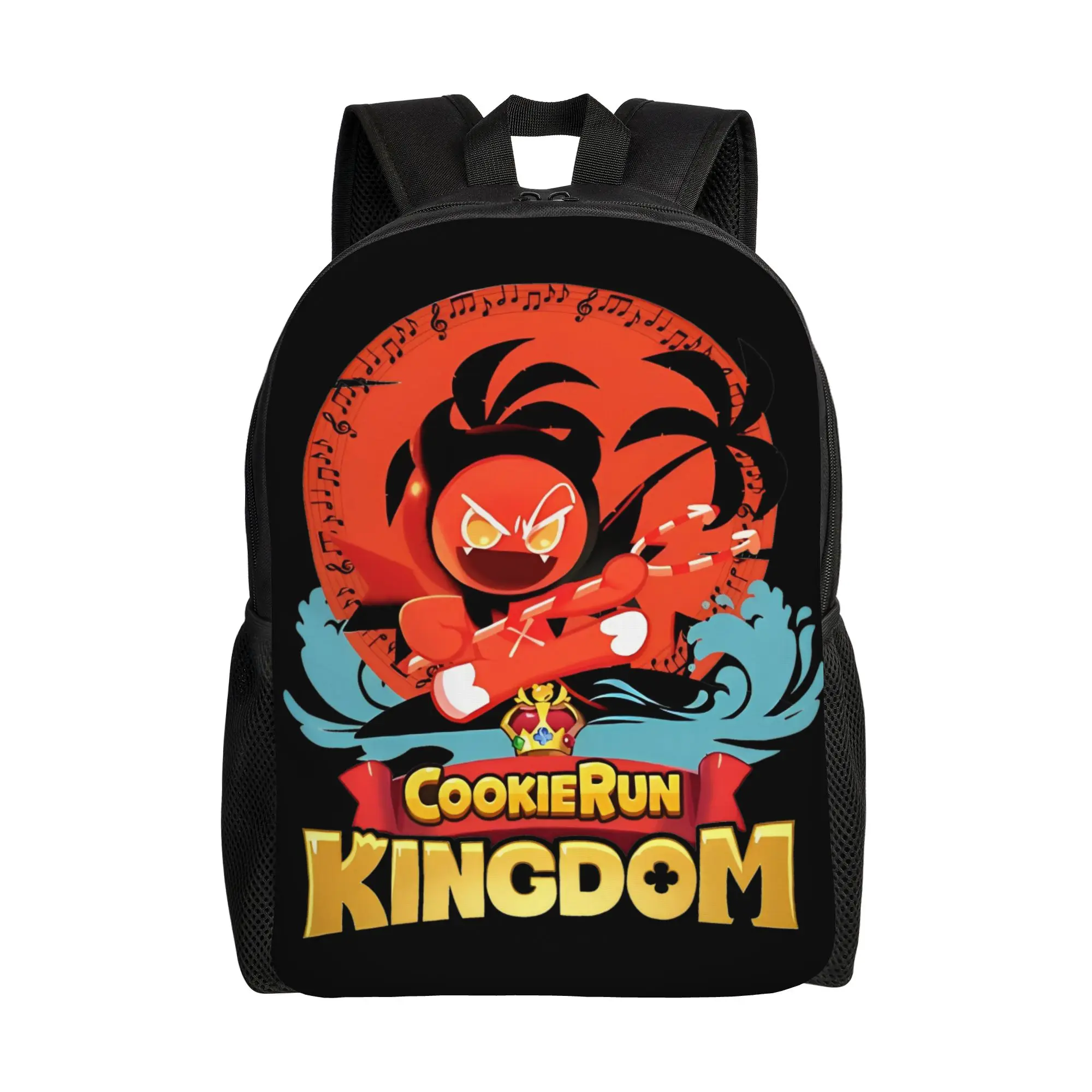 

Рюкзак Music Palm Devil Cookie для мужчин, женщин, студентов, деловой рюкзак Cookie Run Kingdom, сумка через плечо для ноутбука, для активного отдыха