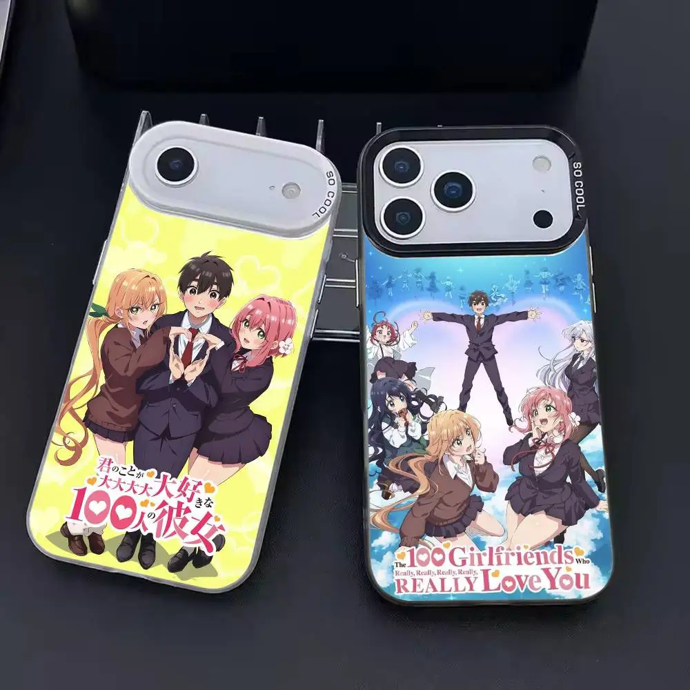 

T-The 100 Girlfriends w-Who Really Love You Phone Case For iPhone 17,16,15,14,13,12,11,Pro Max,Plus Candy Silver Cover