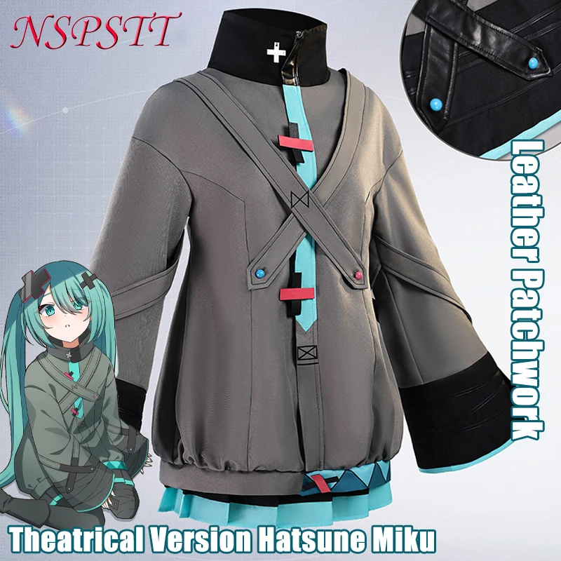 

Костюм для косплея Мику из игры Project Sekai COLORFUL STAGE, комплект: худи и юбка, для женщин и девушек, повседневная одежда, наряд для Хэллоуина и вечеринок