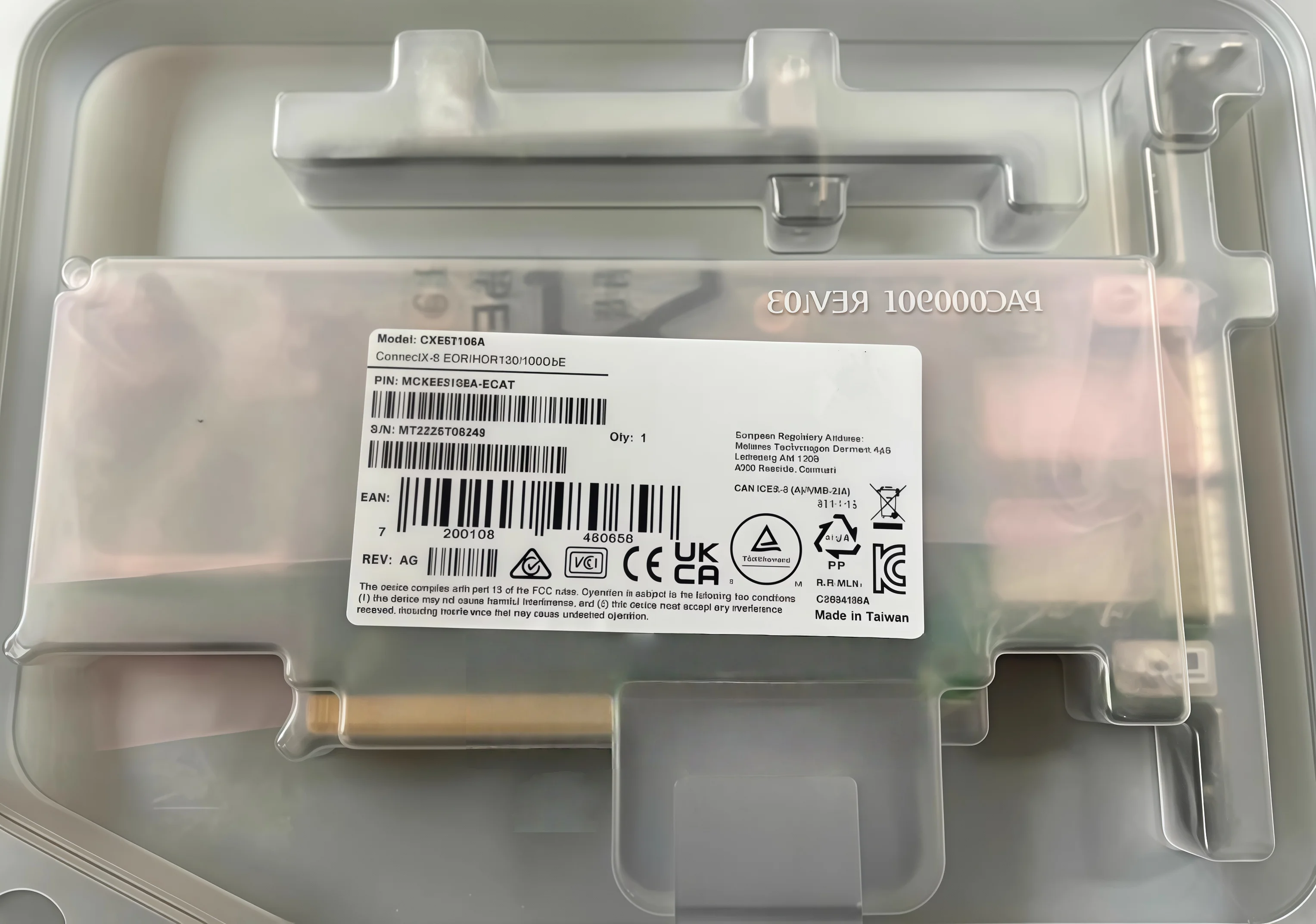 

Совершенно новый оригинальный адаптер Ethernet 10 Gigabit Ethernet MCX653106A-ECAT ConnectX-6 HDR/EDR100G IB