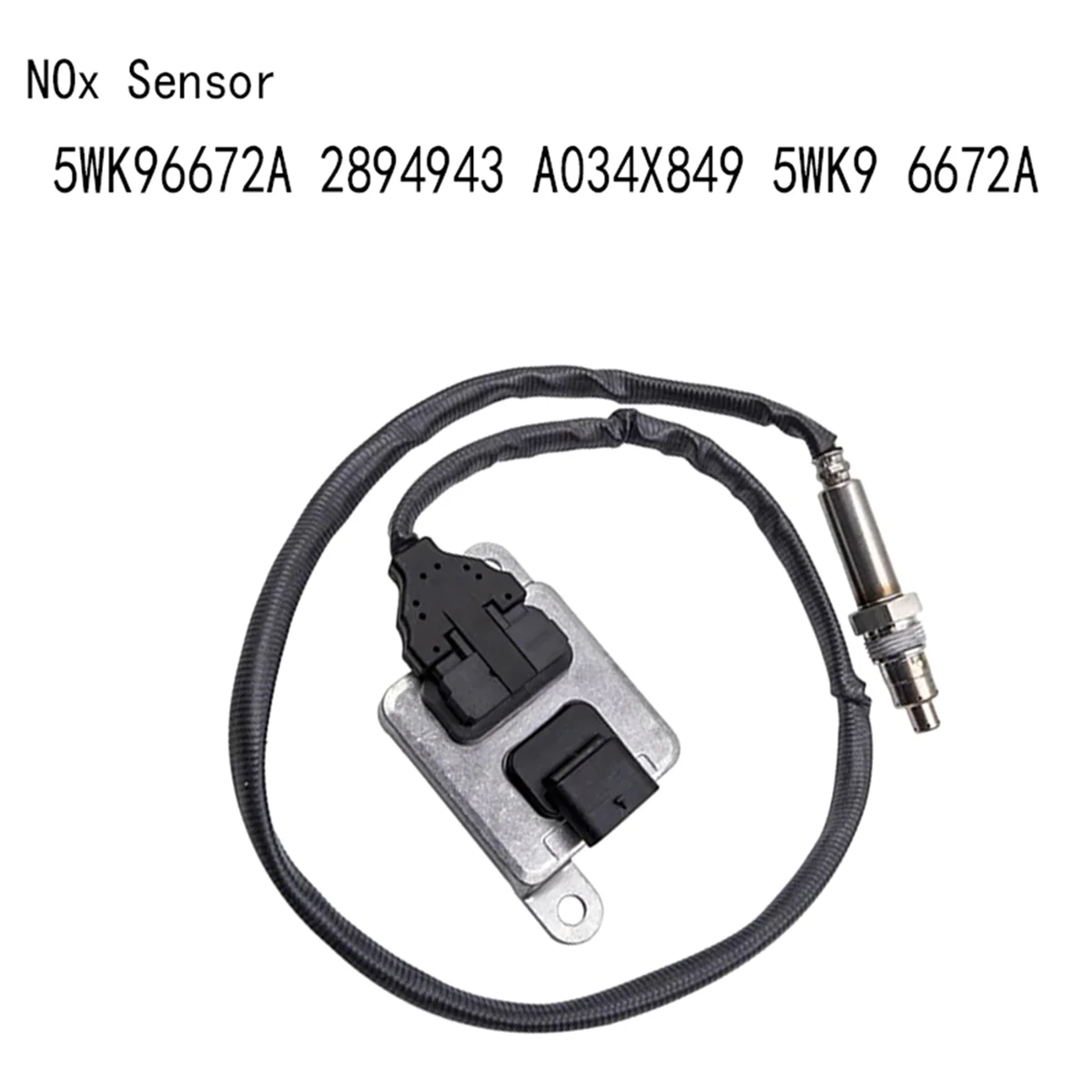 5WK96672A Nitrogen Oxygen NOx Sensor 24V for Cummins Engine Spare Parts 2894943 A034X849 5WK9 6672A