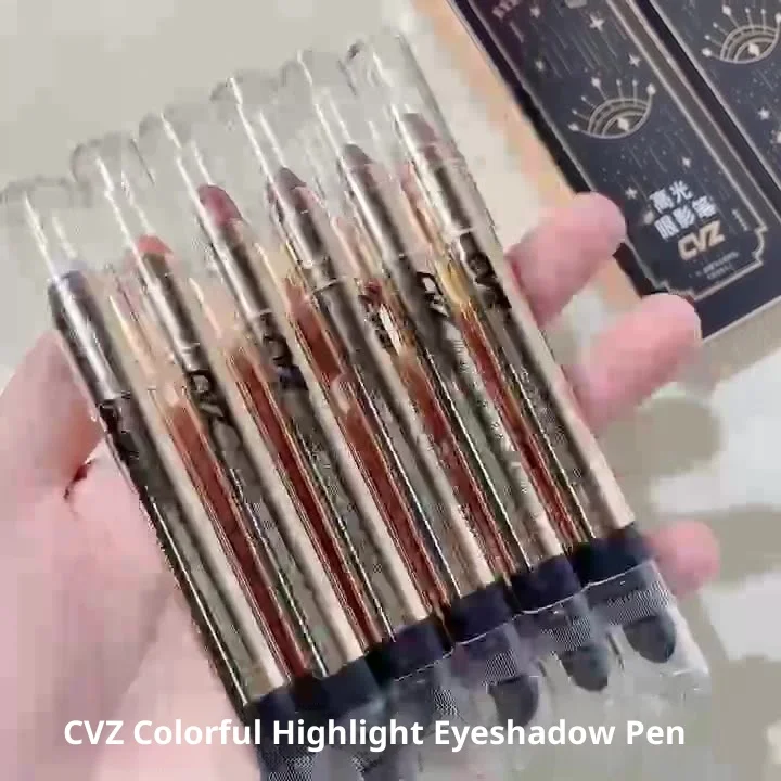 Bâton de fard à paupières Double face, surligneur à paillettes, stylos éclaircissants avec paillettes nacrées, finition mate, combinaisons de doublure d'ombre à paupières