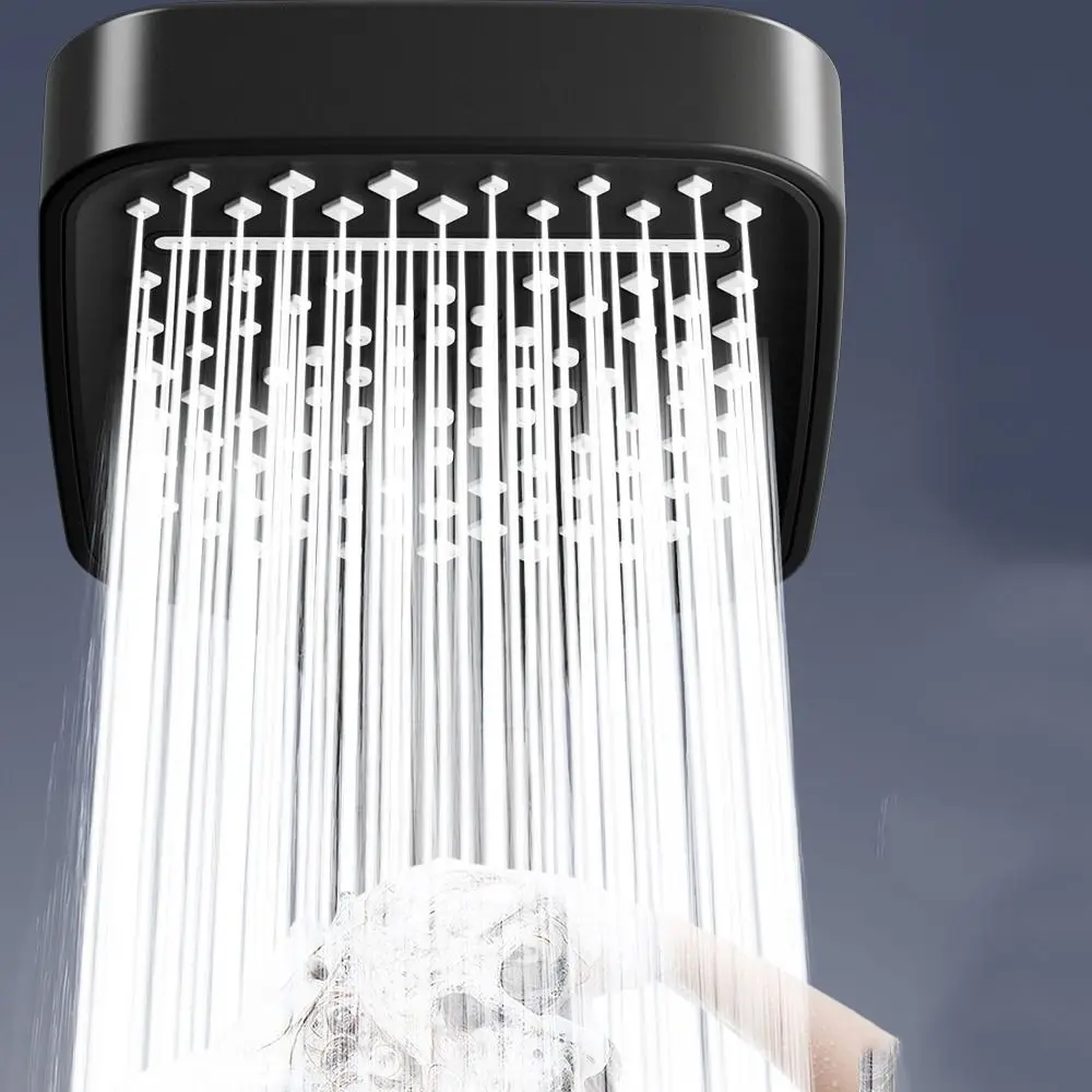 

Регулируемая насадка для душа с большой панелью, 7 режимов, насадка для душа высокого давления, ручной многофункциональный водосберегающий спринклер