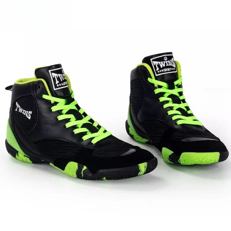 

Original Brand Comfortable Anti Slip Wrestling Shoe Competition Sport Boxing Fighting Boot Top Quality Wearable Gym Trainer Shoe