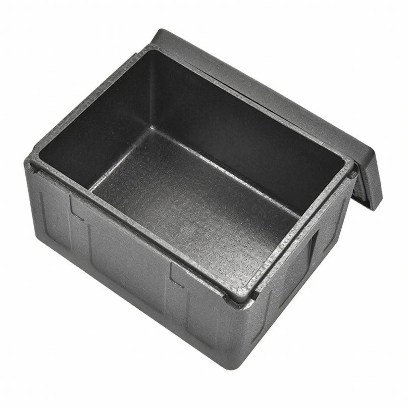 Insulated Food Container with Side Grip Recesses Dense Polypropylene Foam Box for Catering Temperature Control