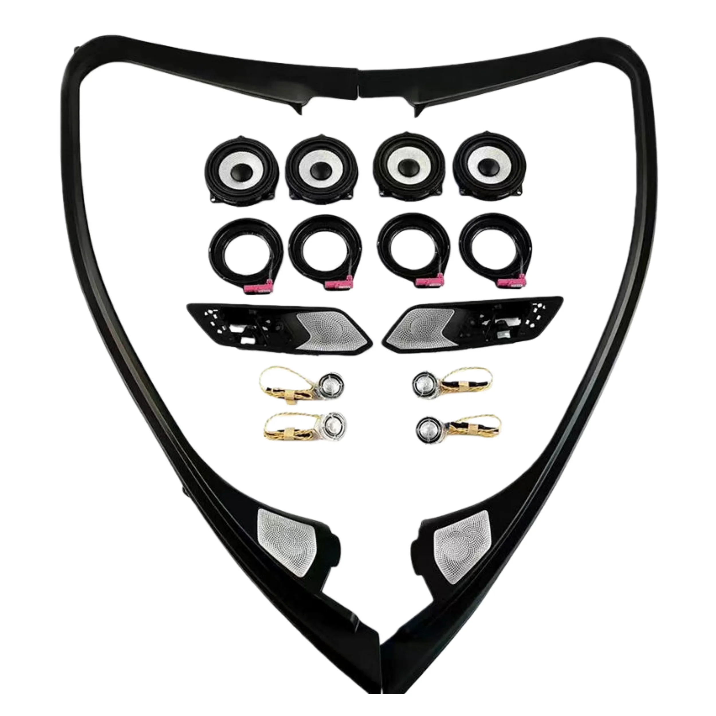 New 3 Series Car Door Interior Ambient Light Front Rear Door Flowing Decorative Cover High Quality 12V Car Luminous Parts
