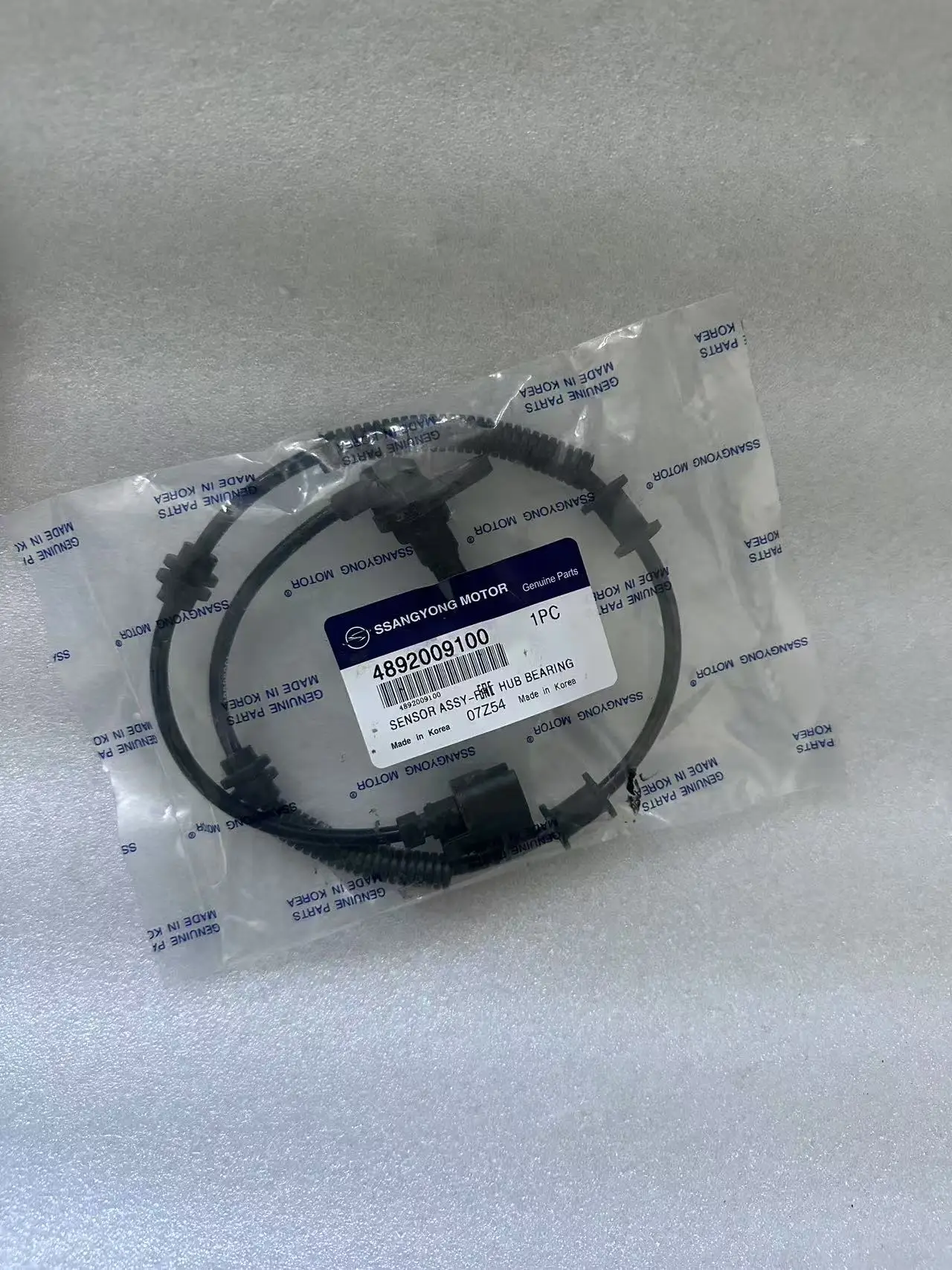 Sensor ABS de velocidade da roda frontal 4892009101 para Ssangyong Actyon Kyron Actyon Sports II Rexton