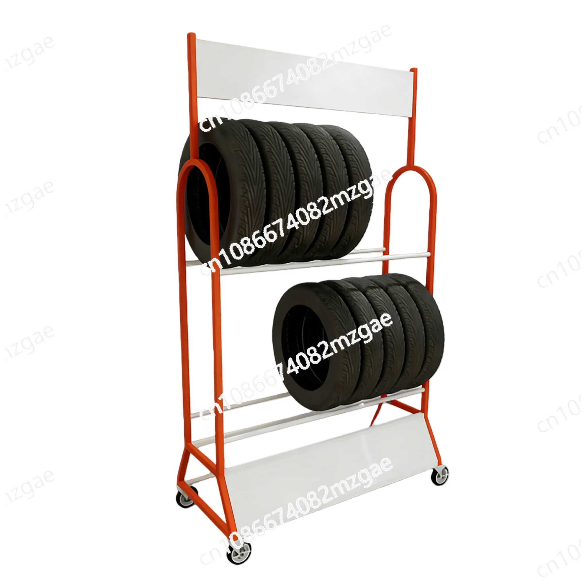 Motorcycle Tire Rack Display  Shelf Display Locomotive Mountain Bike Tire Repair  Movable