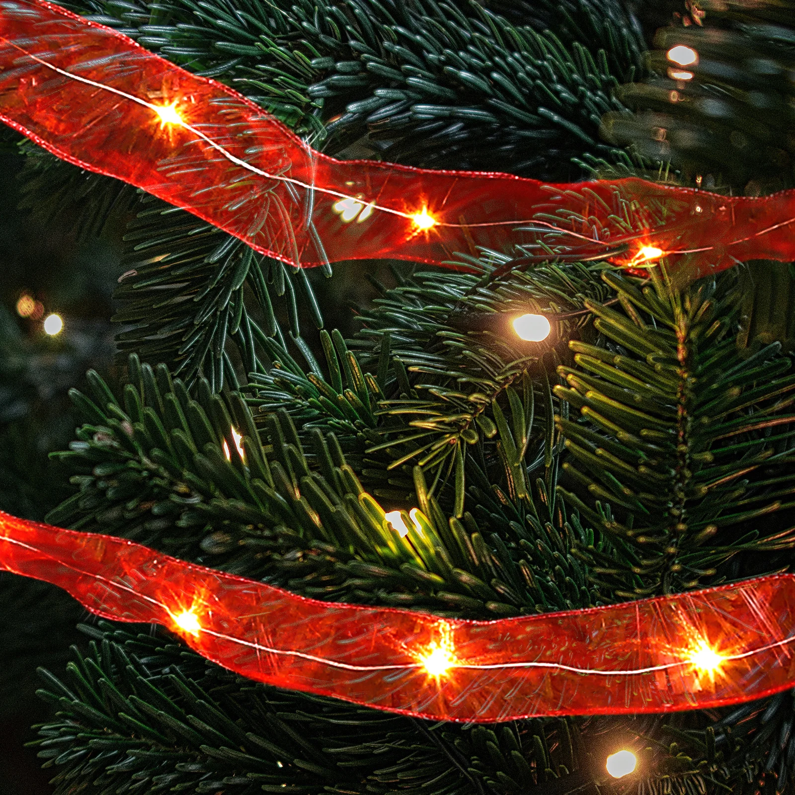 

Premium Christmas String Light 30Ft LED Festive Ribbon Lamp for Indoor Outdoor Holiday Decorations