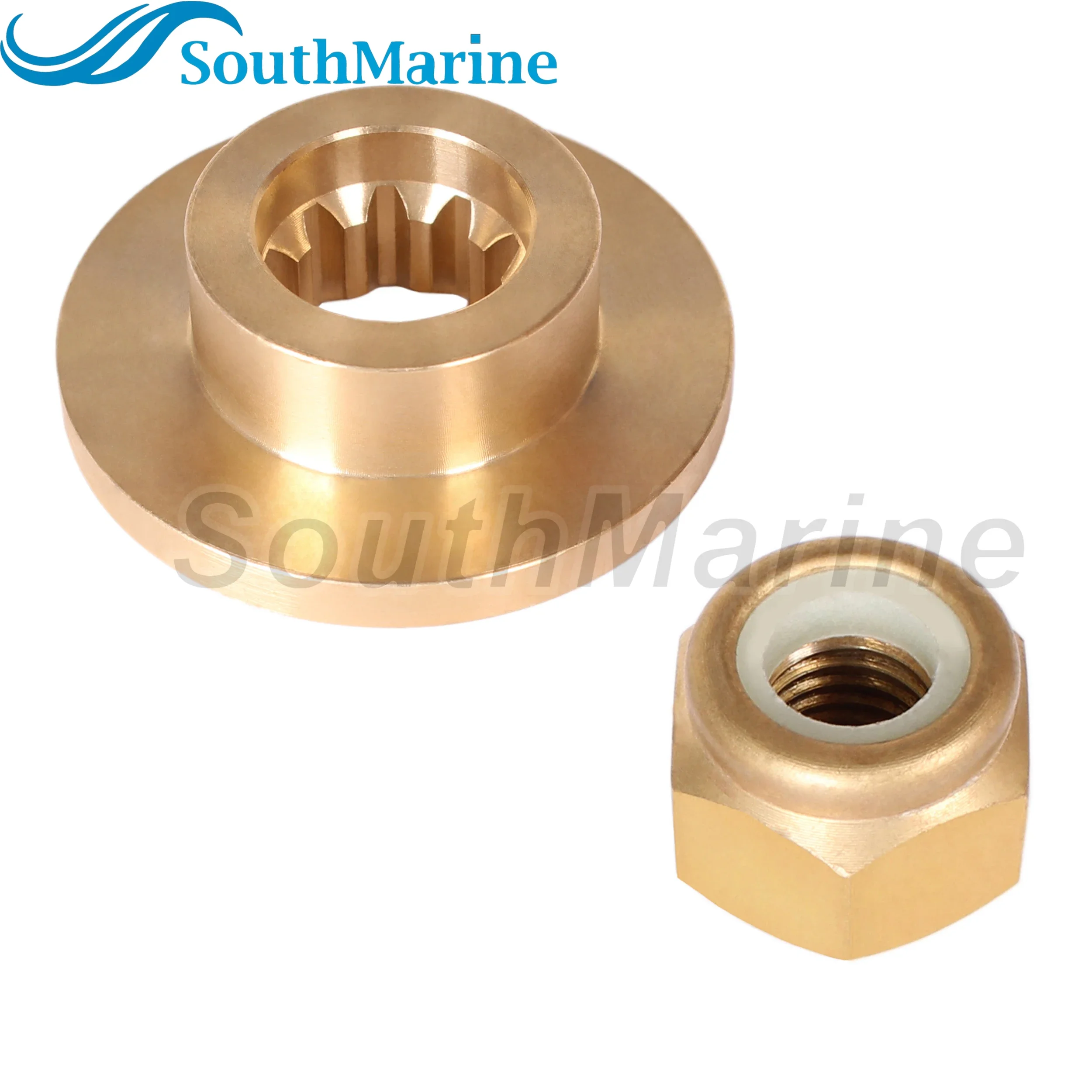 

Подвесной мотор 858498 8M0027793 Упорная шайба, гайка пропеллера 88228 18-3703 для опорного вала Mercury 9,9 л.с. 13,5 л.с. 15 л.с. 20 л.с. 25 л.с.