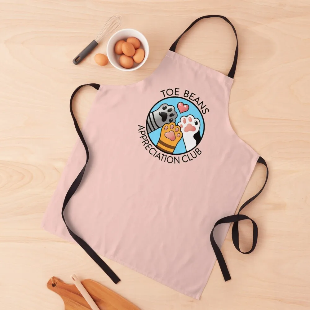 

Toe Beans Appreciation Club Apron chef apron