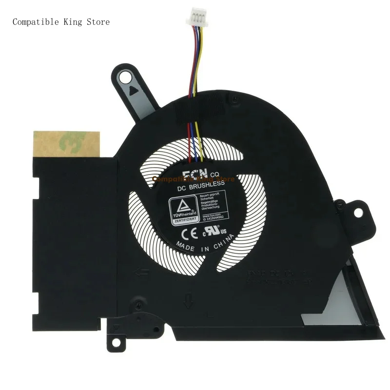 B Replacement Laptop CPU + GPU Cooling Fan For ASUS TUF Dash F15 FX516 FX516P Air RTX3070 12V 1A FNAQ