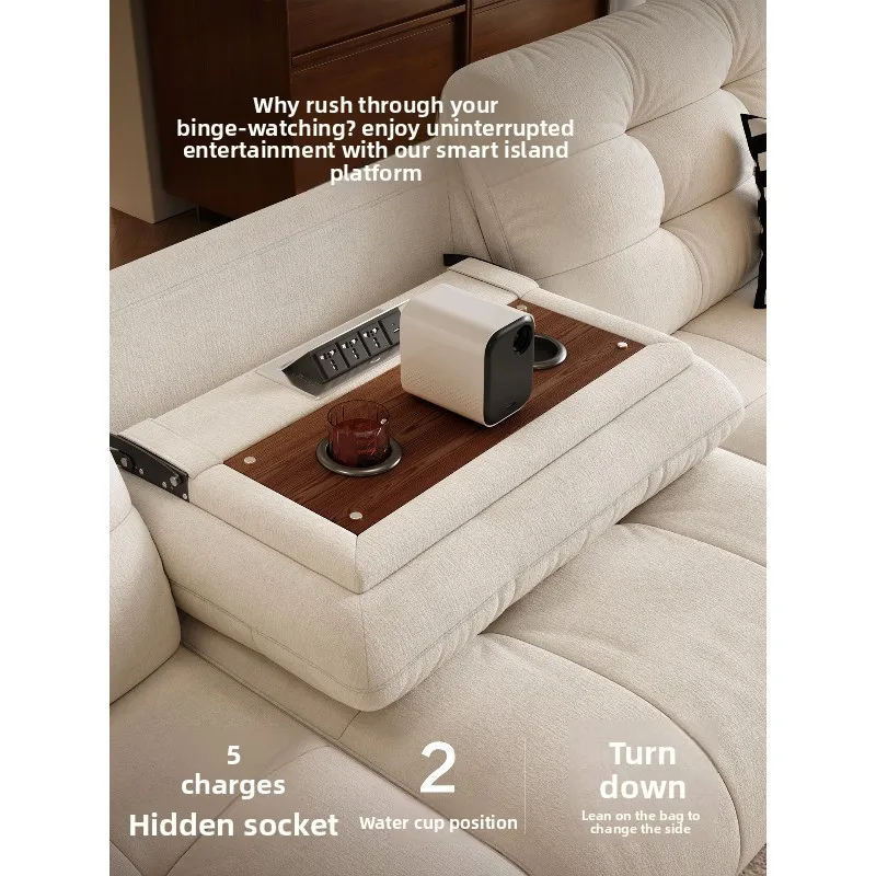 Retro medieval cloud function sofa electric sofa bed trailer