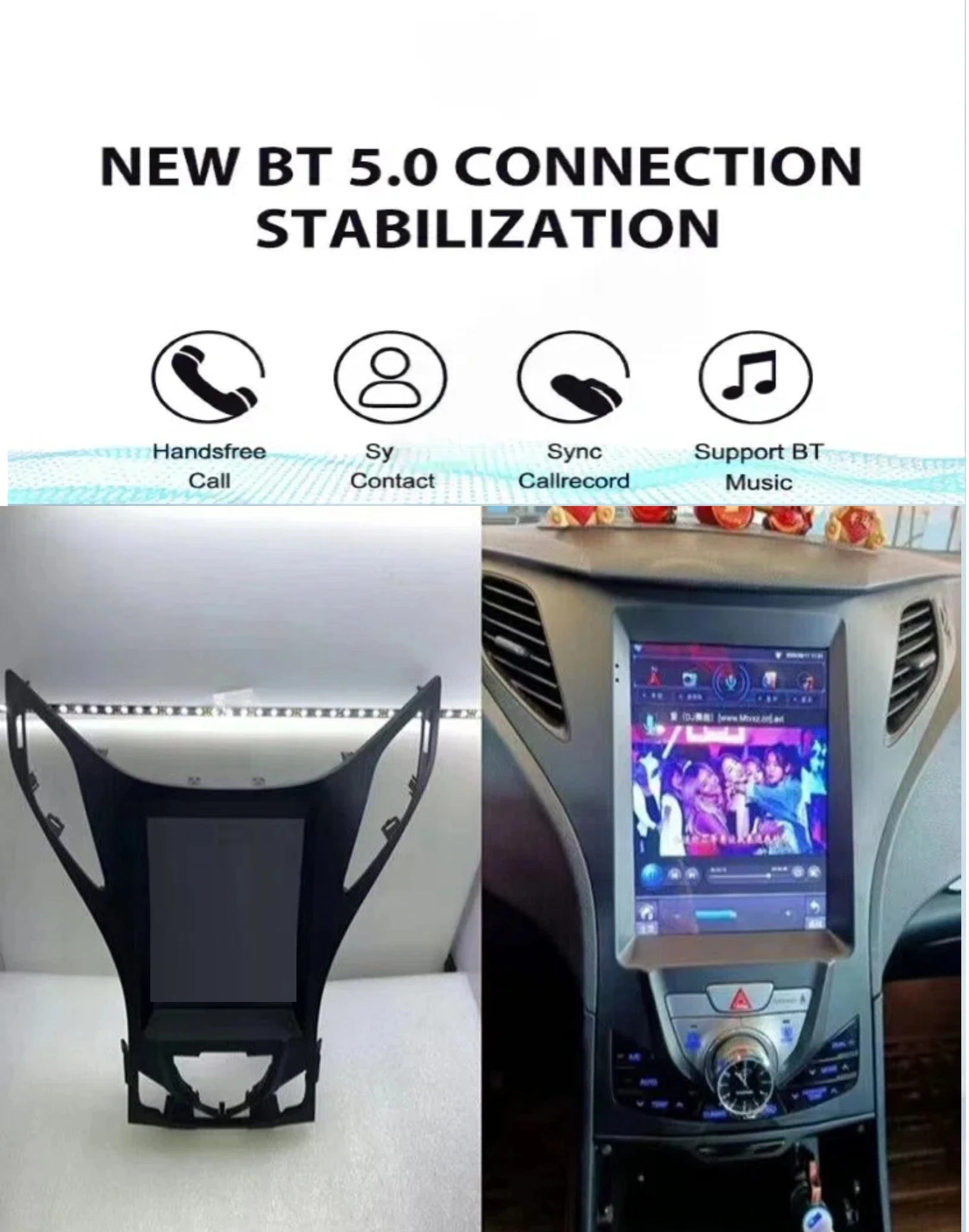 For HYUNDAI AZERA Grandeur Grandeur HG Android14 8G+128G 4G SIM Carplay Bluetooth Wifi GPS RDS Radio Car DVD Player