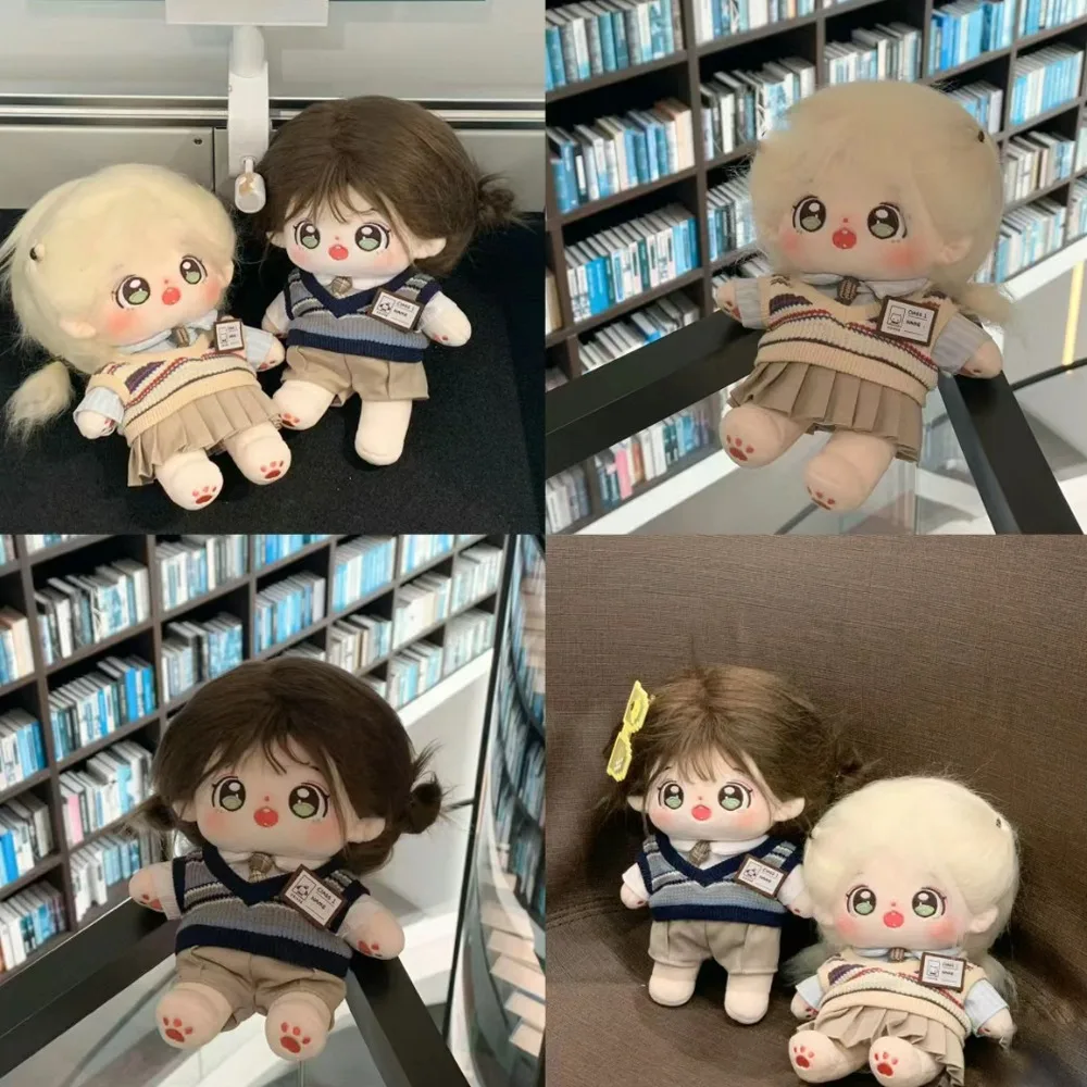 ساعي البريد القطن ملابس دمى موحدة سترة ملابس دمى سترة صغيرة لا سمة ملابس دمى إكسسوارات دمي #4