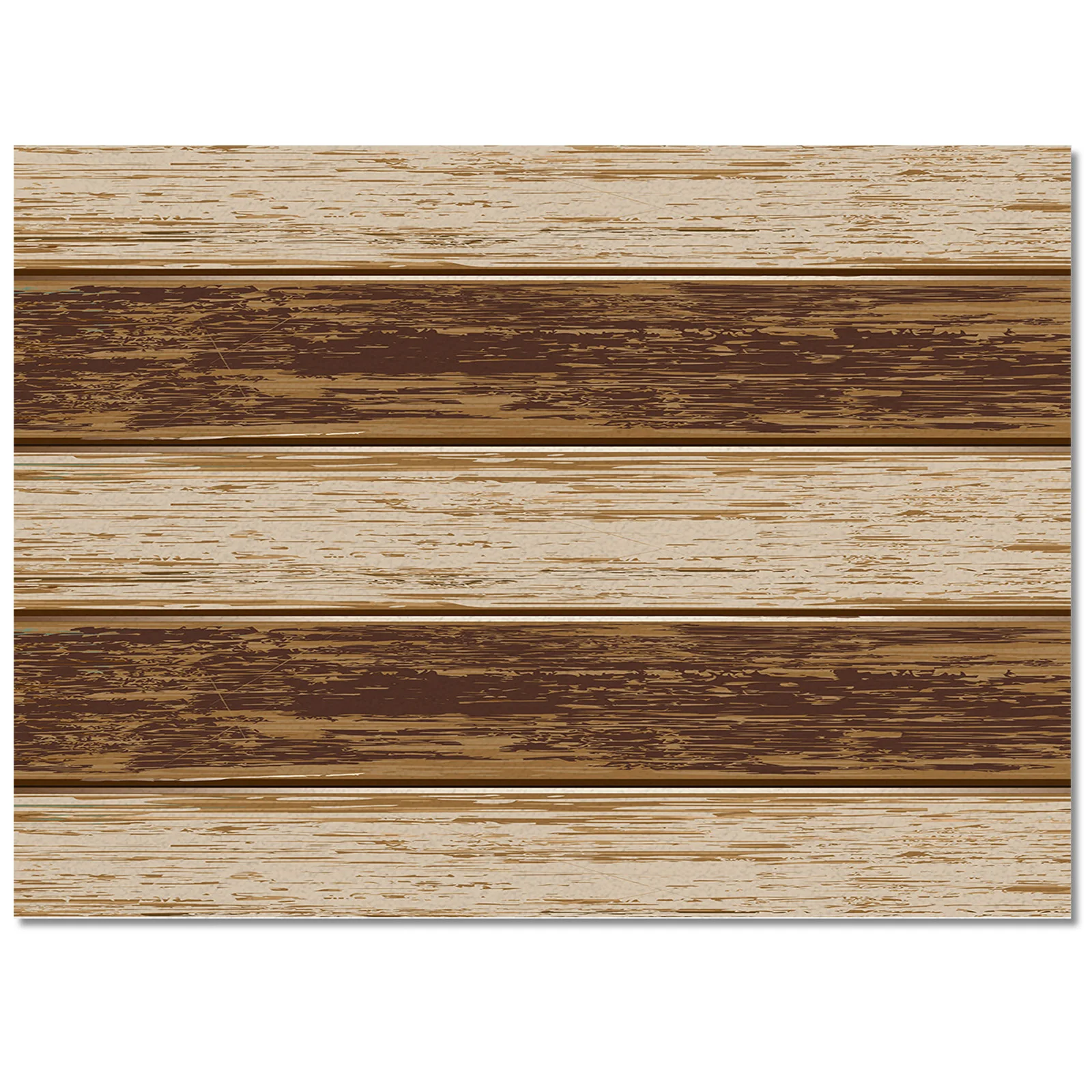 Brown Retro Wood Grain Rustic Carpet Area Rug Children's Room Living Room Bedroom Large Rug Home Play Decoration Floor Mat