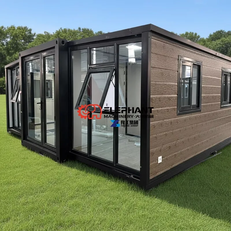 Expandable Container House Modular Prefabricated Steel & Sandwich Panel Waterproof 20ft for Hotel/Apartment/Villa Use