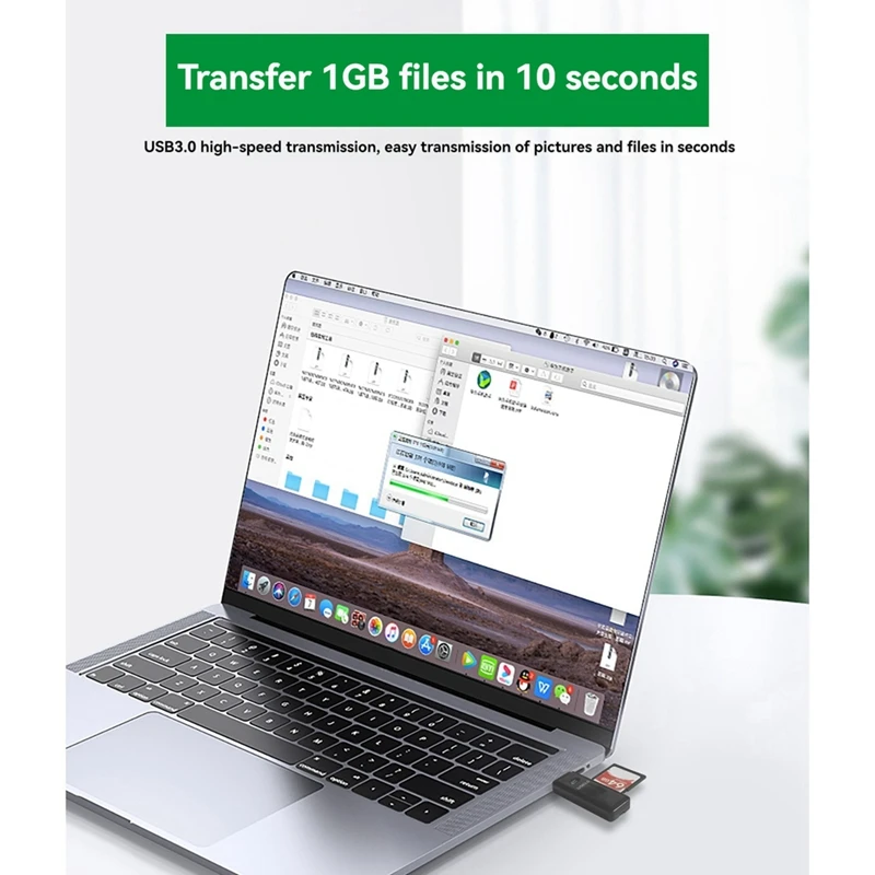 SCLS 2 в 1 USB 3.0 Устройство чтения карт памяти TF/SD Высокоскоростное устройство чтения смарт-карт передачи данных для ПК, ноутбука