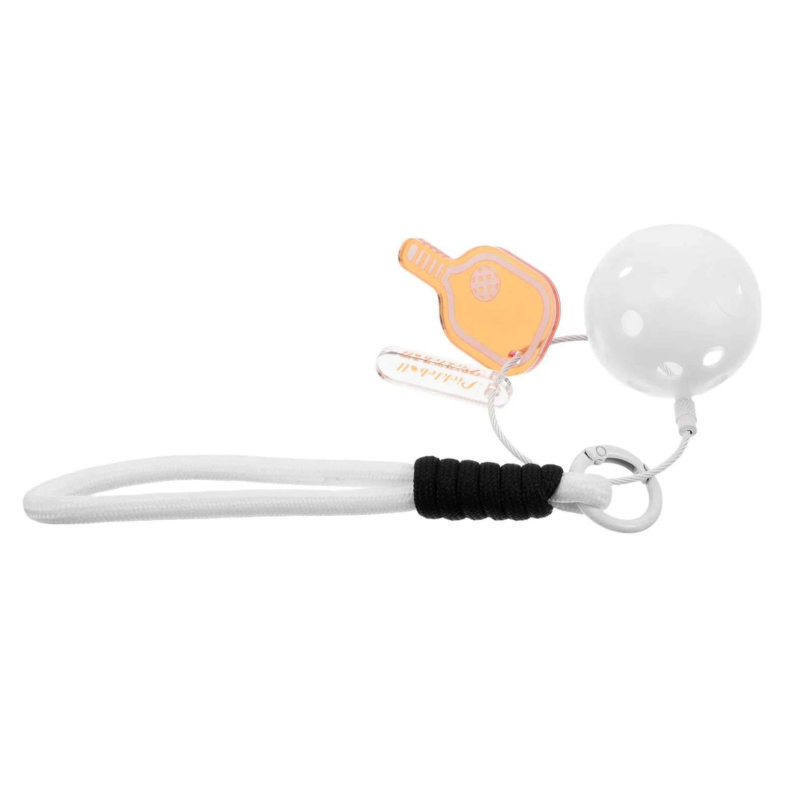 

Mini Pickleball Keychain Funny Sports Ball Key Holder for Teens Pickleball Paddle Charm Decorative Bag Phone