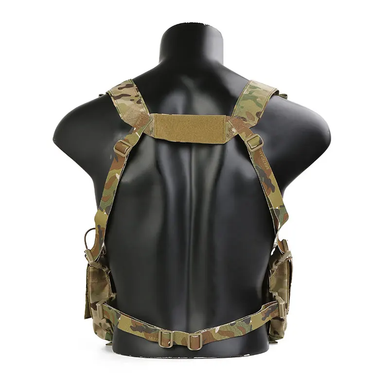 Kamizelka taktyczna EmersonGear MF Style UW IV Chest Rig 500D Molle z wieloma kieszeniami na narzędzia EDC EM7329