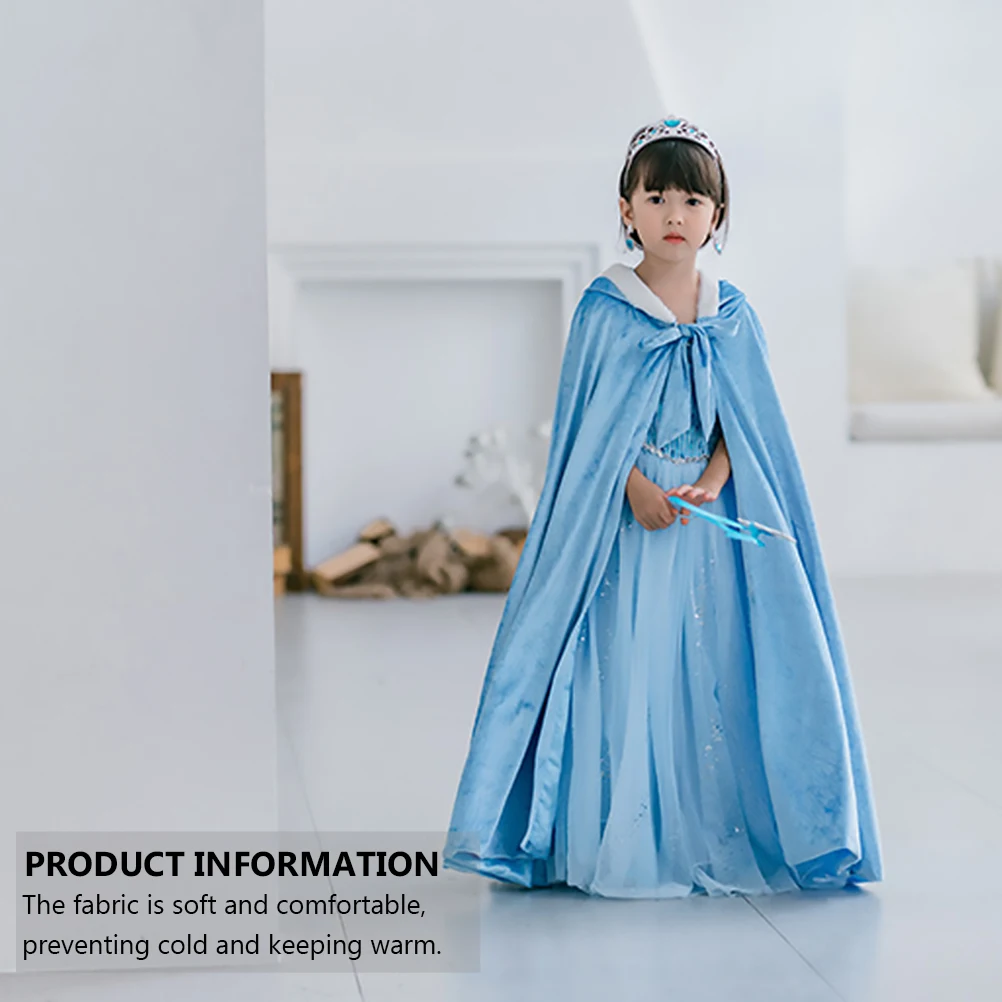 

Children's Cape Costume Parties Halloween Cosplay Cloak Exquisite Workmanship for Kids Festival Cotton