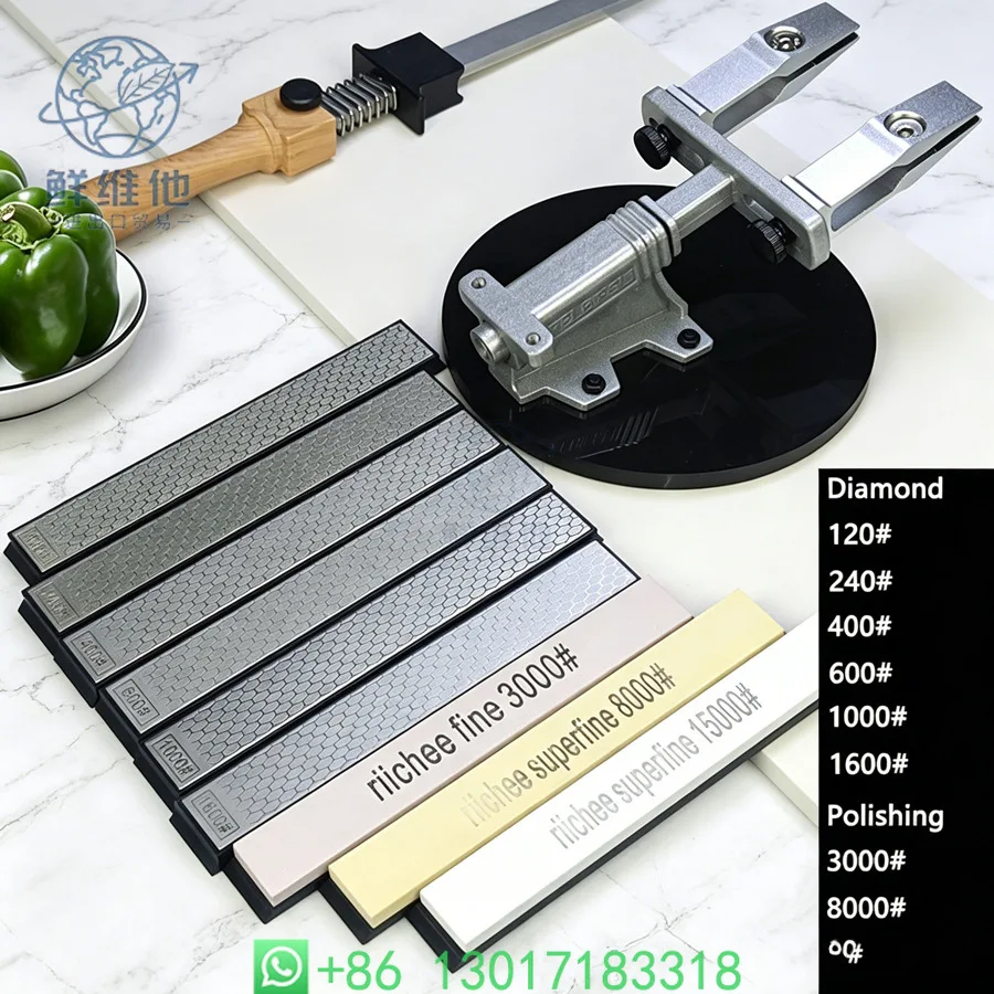 

Fixed Angle Knife Sharpener Manual Precision Sharpening Tool for Kitchen Outdoor Knives