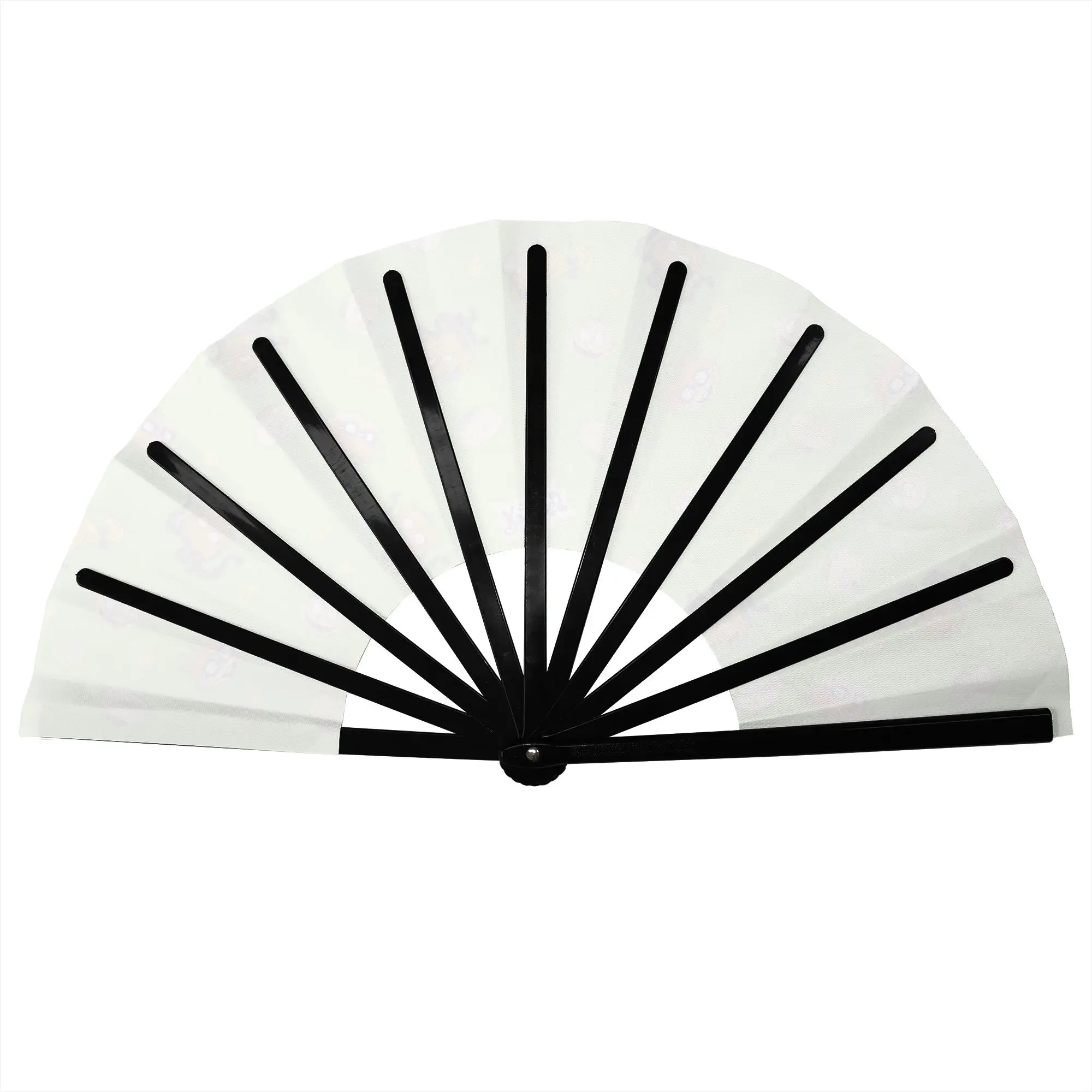 R-Rugrats Green Stylish Hand Fan  Men Adventure Printed Polyester Fan Trendy For Dancing Gift